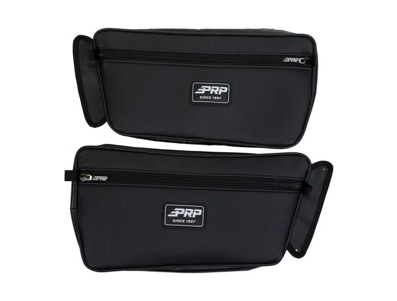 PRP 2020+ Yamaha Wolverine RMAX Front Door Bags - Black (Pair) - Main Product View