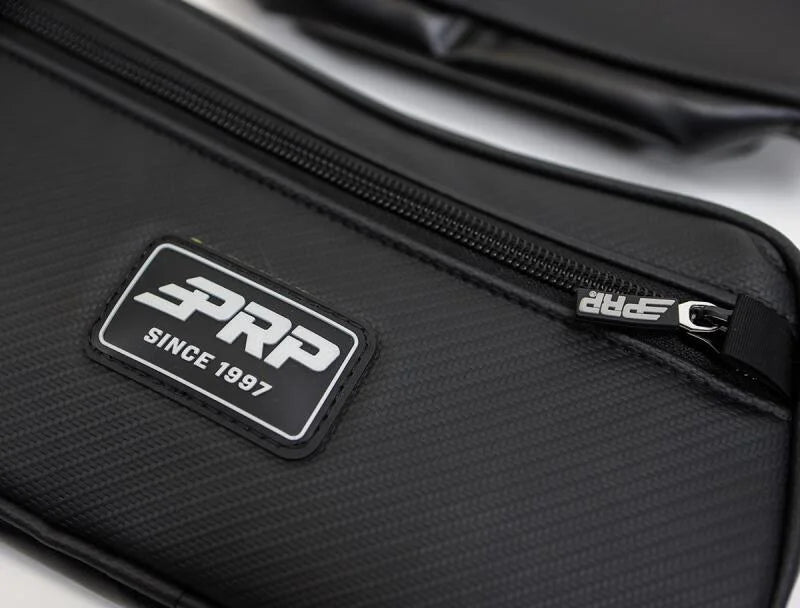PRP 2020+ Yamaha Wolverine RMAX Front Door Bags - Black (Pair) - Back View