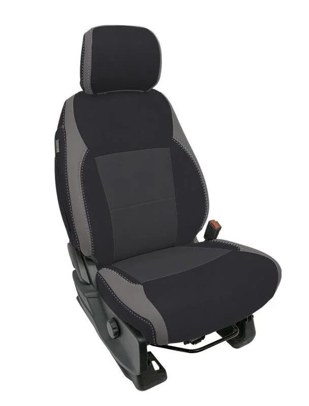 PRP 2021+ Ford 150/ 2023+ SuperDuty Front Seat Covers (Pair) - Gray - Main Product View