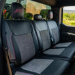 Load image into Gallery viewer, PRP 2021+ Ford 150/ 2023+ SuperDuty Rear Seat Covers (Pair) - Black w/ Red Stitch - Additional View 5
