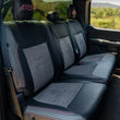 Load image into Gallery viewer, PRP 2021+ Ford 150/ 2023+ SuperDuty Rear Seat Covers (Pair) - Black w/ Red Stitch - Additional View 7