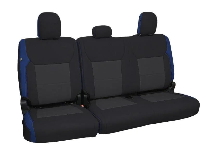 PRP 2021+ Ford 150/ 2023+ SuperDuty Rear Seat Covers (Pair) - Blue - Main Product View