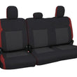 Load image into Gallery viewer, PRP 2021+ Ford 150/ 2023+ SuperDuty Rear Seat Covers (Pair) - Red - Main Product View