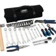Load image into Gallery viewer, PRP 35pc Can-Am Roll Up Tool bag Tool kit - Black - Main Product View