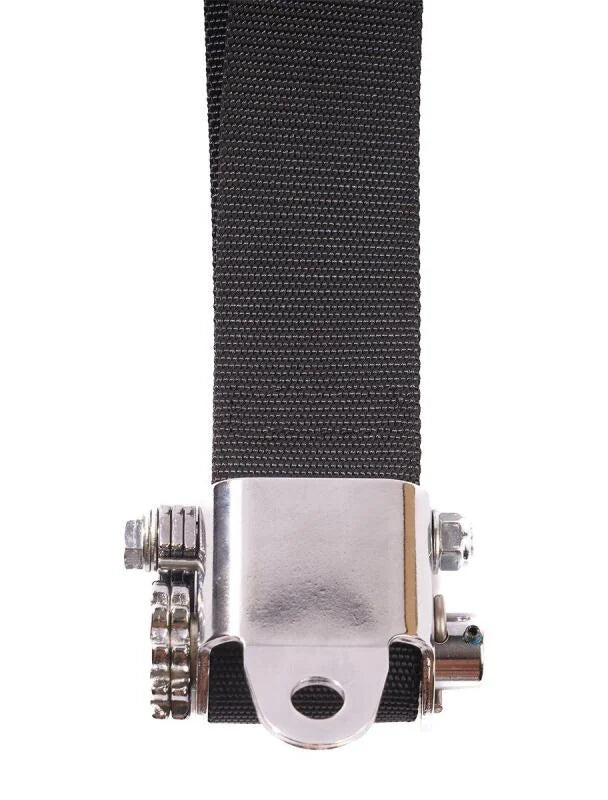 PRP 5.2 Cam-Lock Harness SFI 16.1 with Ratchet Straps- Black - Installation View