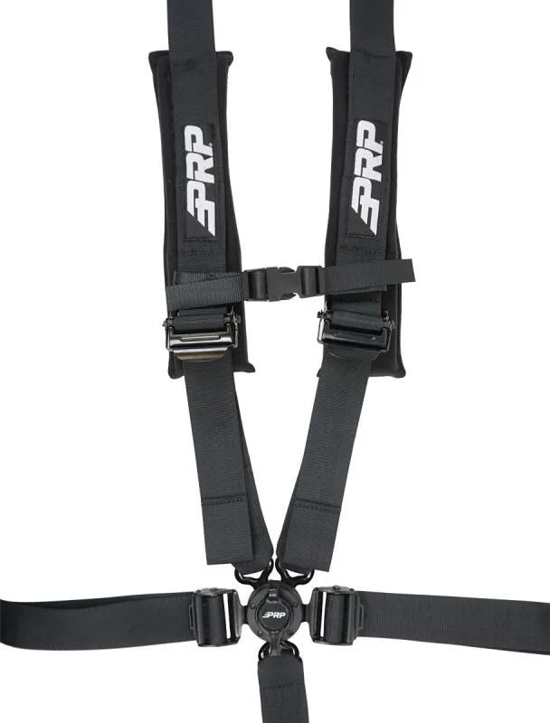 PRP 5.2 Cam-Lock Harness w/ Ratchet Lap Belt - Black - Main Product View