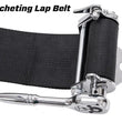 Load image into Gallery viewer, PRP 5.2 Cam-Lock Harness w/ Ratchet Lap Belt - Black - Installation View