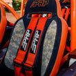 Load image into Gallery viewer, PRP 5.3 Harness- Orange - Side View