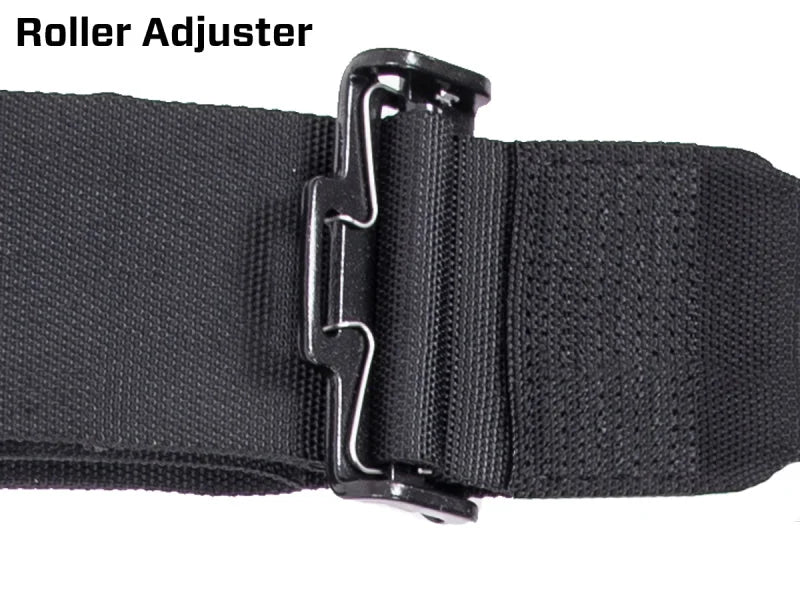 PRP 5.3x2 Harness - 5 Point Harness 3In Lap Belts 2In Shoulder Belts w/ Removable Pads - Side View