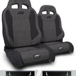 Load image into Gallery viewer, PRP 97-02 Jeep Wrangler TJ Enduro Elite Suspension Seat (Pair) - Trek Edition - Gray - Main Product View