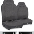 Load image into Gallery viewer, PRP 97-02 Jeep Wrangler TJ High Back Enduro Reclining Suspension Seats Kit- Gray - Main Product View