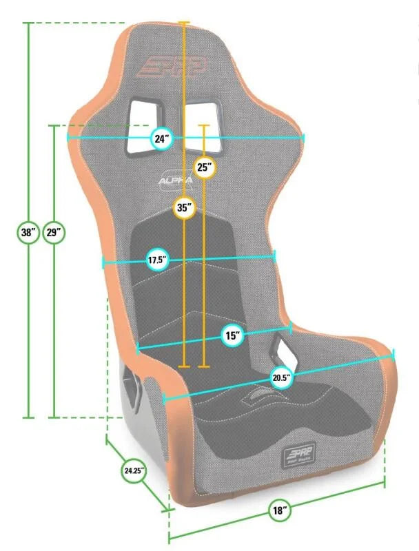 PRP Alpha Composite Seat - Additional View 12