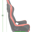 Load image into Gallery viewer, PRP Alpha Composite Seat/Extra Wide - Side View
