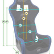 Load image into Gallery viewer, PRP Alpha Composite Seat/Extra Wide - Detail View