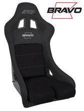Load image into Gallery viewer, PRP Bravo Composite Seat- Black (PRP Silver Outline/Bravo Silver- Black Stitching)