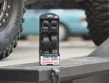 Load image into Gallery viewer, PRP Cam-Lock 1in.x10ft. Tie Down with Snap S Hooks and Soft Tie - Black - Pr. - Back View