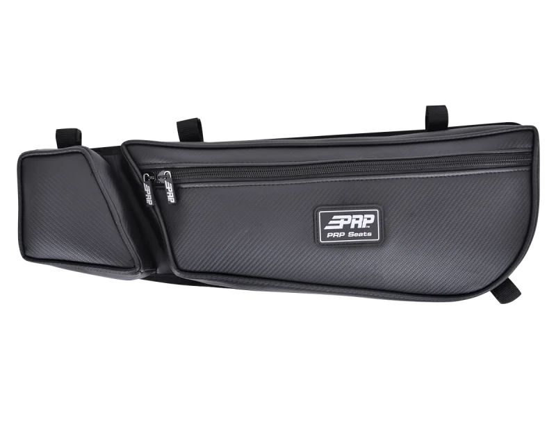 PRP Can-Am Maverick X3 Door Bag with Knee Pad- Black (Pair) - Side View