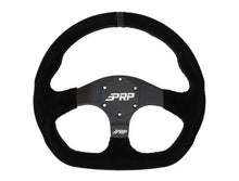Load image into Gallery viewer, PRP Comp-R D-Shape Suede Steering Wheel - Blue - Main Product View