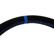 Load image into Gallery viewer, PRP Comp-R D-Shape Suede Steering Wheel - Blue - Detail View