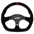 Load image into Gallery viewer, PRP Comp-R D-Shape Suede Steering Wheel - Red - Main Product View