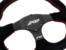 Load image into Gallery viewer, PRP Comp-R D-Shape Suede Steering Wheel - Red - Installation View