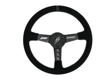 Load image into Gallery viewer, PRP Comp-R Leather Steering Wheel - Black - Side View