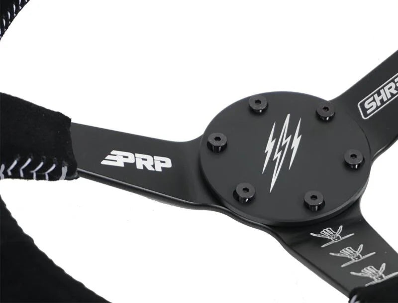 PRP Comp-R Leather Steering Wheel - Black - Additional View 7