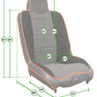 Load image into Gallery viewer, PRP Daily Driver High Back Suspension Seat - Installation View