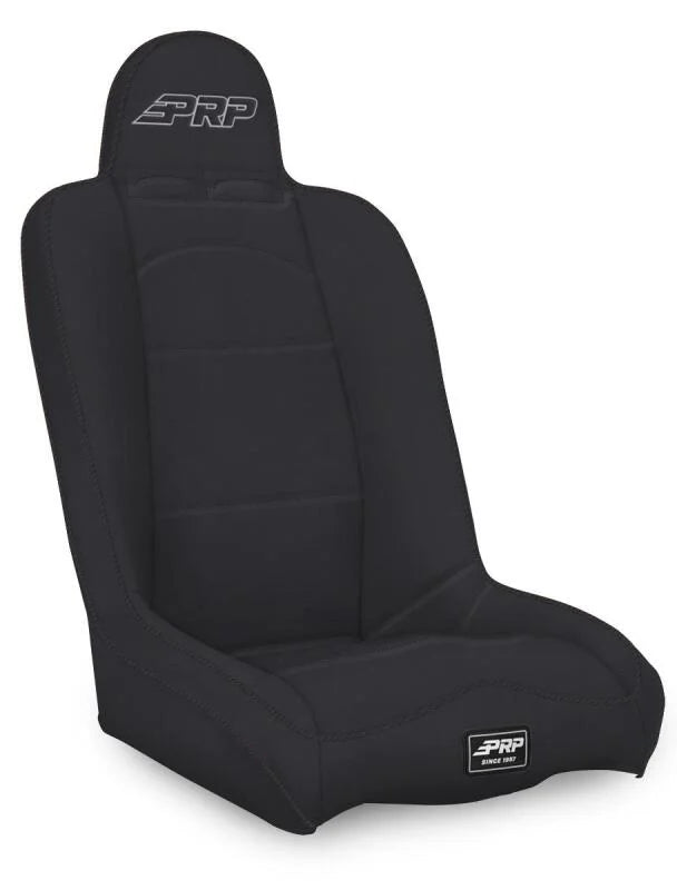 PRP Daily Driver High Back Suspension Seat - Black Vinyl - Main Product View
