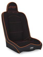Load image into Gallery viewer, PRP Daily Driver High Back Suspension Seat- Black/Orange Tweed - Main Product View