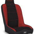 Load image into Gallery viewer, PRP Daily Driver High Back Suspension Seat (Two Neck Slots) - Black/Red - Main Product View