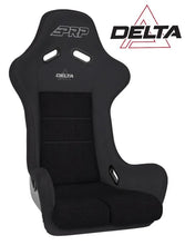 Load image into Gallery viewer, PRP Delta Composite Seat- Black (PRP Silver Outline/Delta Silver- Black Stitching)