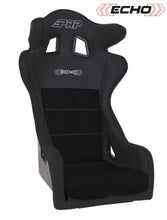 Load image into Gallery viewer, PRP Echo Composite Seat- Black (PRP Black Outline/Delta Black- Black Stitching)