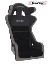 Load image into Gallery viewer, PRP Echo Composite Seat- Black/Grey (PRP Silver Outline/Delta Silver- Silver Stitching)