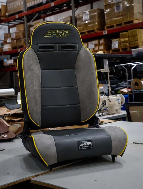 PRP Enduro High Back Reclining Suspension Seat - (Passenger Side) - Back View