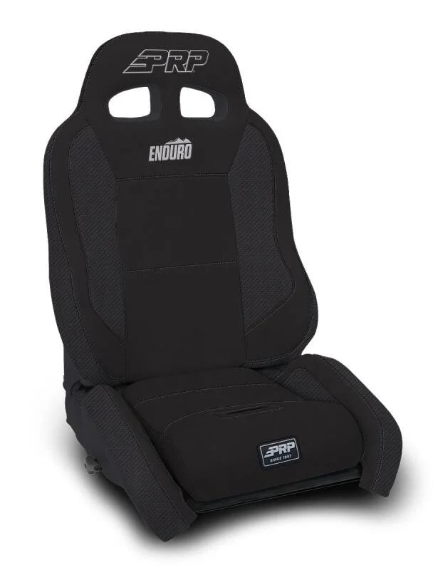 PRP EnduroCrawl Reclining Suspension Seat - Black Suede - Passenger - Main Product View