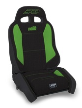 Load image into Gallery viewer, PRP EnduroCrawl Reclining Suspension Seat - Black/Green Tweed - Passenger - Main Product View