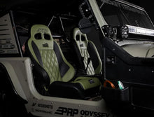 Load image into Gallery viewer, PRP EnduroCrawl Reclining Suspension Seat - Black/Orange Tweed - Passenger - Back View