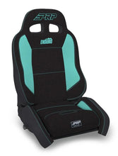 Load image into Gallery viewer, PRP EnduroCrawl Reclining Suspension Seat - Black/Teal Tweed - Passenger - Main Product View