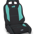 Load image into Gallery viewer, PRP EnduroCrawl Reclining Suspension Seat - Black/Teal Vinyl - Passenger - Main Product View