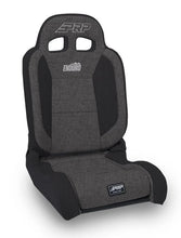 Load image into Gallery viewer, PRP EnduroDaily Reclining Suspension Seat - Black/Gray Tweed - Passenger - Main Product View