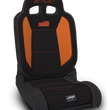 Load image into Gallery viewer, PRP EnduroDaily Reclining Suspension Seat - Black/Orange Tweed - Passenger - Main Product View