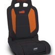 Load image into Gallery viewer, PRP EnduroDaily Reclining Suspension Seat - Black/Orange Vinyl - Passenger - Main Product View