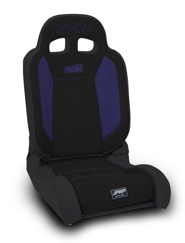PRP EnduroDaily Reclining Suspension Seat - Black/Purple Tweed - Driver