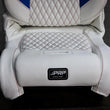 Load image into Gallery viewer, PRP EnduroDaily Reclining Suspension Seat - Black/Purple Vinyl - Passenger - Side View