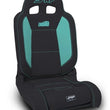 Load image into Gallery viewer, PRP EnduroDaily Reclining Suspension Seat - Black/Teal Vinyl - Passenger - Main Product View