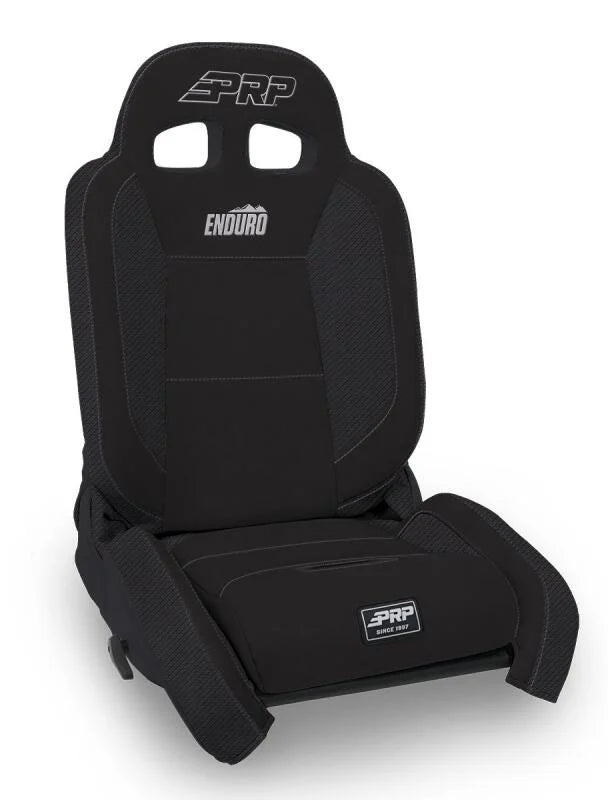 PRP EnduroTrail Reclining Suspension Seat - Black Suede - Passenger - Main Product View
