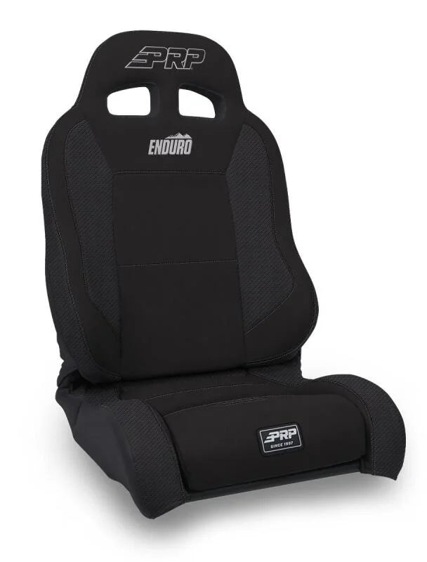 PRP EnduroTrek Reclining Suspension Seat - Black Suede - Driver - Main Product View
