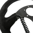 Load image into Gallery viewer, PRP Heated Comp-R Suede Steering Wheel - Black - Side View
