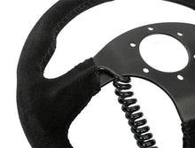 Load image into Gallery viewer, PRP Heated Comp-R Suede Steering Wheel - Black - Side View